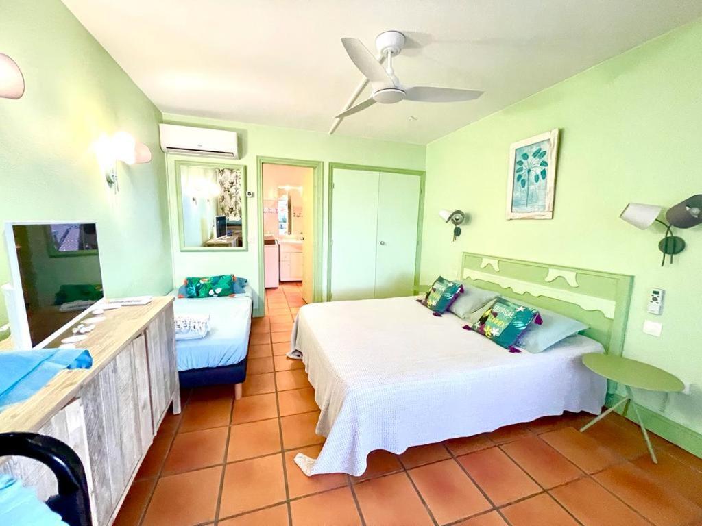 Guadeloupe- Saint-Francois- Residence Anse Des Rochers - Appartement Quart De Villa Etage - Vue Mer- 4 Personnes - Lit Bebe Sur Demande - Citerne Et Wifi Prives -Animaux Ok-Acces Plage Direct -Apnee Bien-Etre Experience Sur Demande Avec Instructeur A Kültér fotó