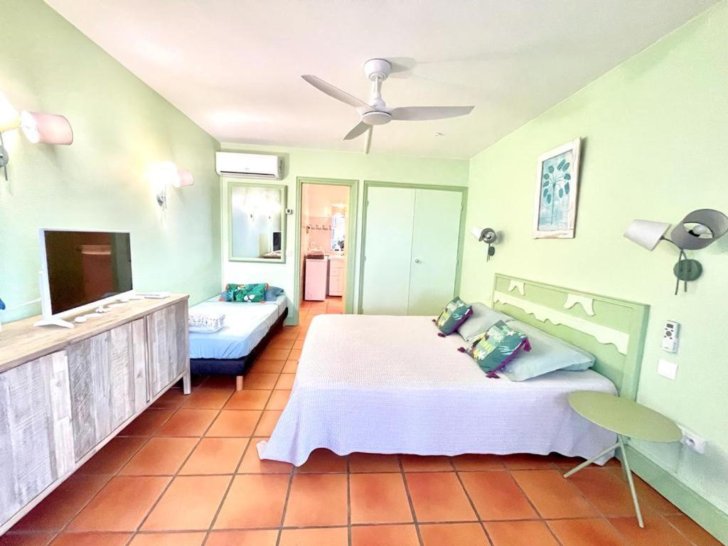 Guadeloupe- Saint-Francois- Residence Anse Des Rochers - Appartement Quart De Villa Etage - Vue Mer- 4 Personnes - Lit Bebe Sur Demande - Citerne Et Wifi Prives -Animaux Ok-Acces Plage Direct -Apnee Bien-Etre Experience Sur Demande Avec Instructeur A Kültér fotó