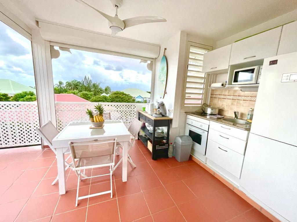 Guadeloupe- Saint-Francois- Residence Anse Des Rochers - Appartement Quart De Villa Etage - Vue Mer- 4 Personnes - Lit Bebe Sur Demande - Citerne Et Wifi Prives -Animaux Ok-Acces Plage Direct -Apnee Bien-Etre Experience Sur Demande Avec Instructeur A Kültér fotó