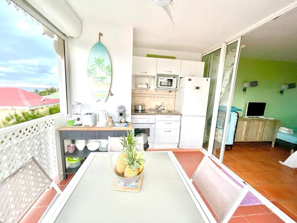 Guadeloupe- Saint-Francois- Residence Anse Des Rochers - Appartement Quart De Villa Etage - Vue Mer- 4 Personnes - Lit Bebe Sur Demande - Citerne Et Wifi Prives -Animaux Ok-Acces Plage Direct -Apnee Bien-Etre Experience Sur Demande Avec Instructeur A Kültér fotó